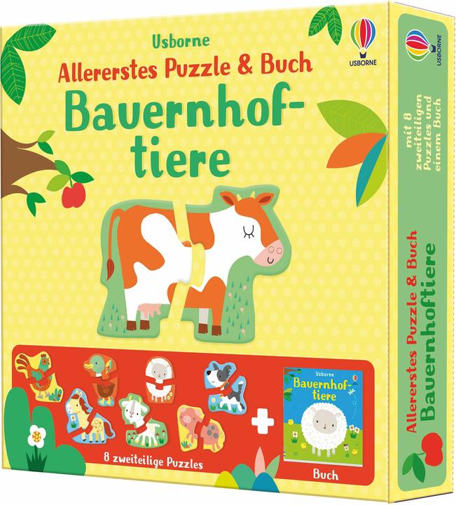 Oldham:Allererstes Puzzle & Buch: Bauer (8 Teile)