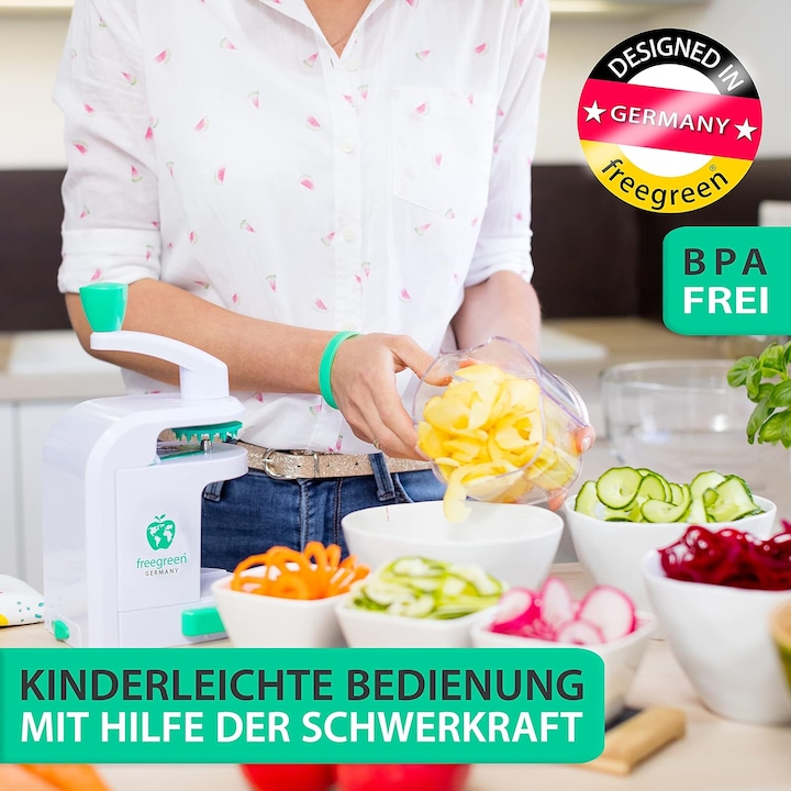 Produktbild Freegreen Spiralschneider mit Auffangsbehälter