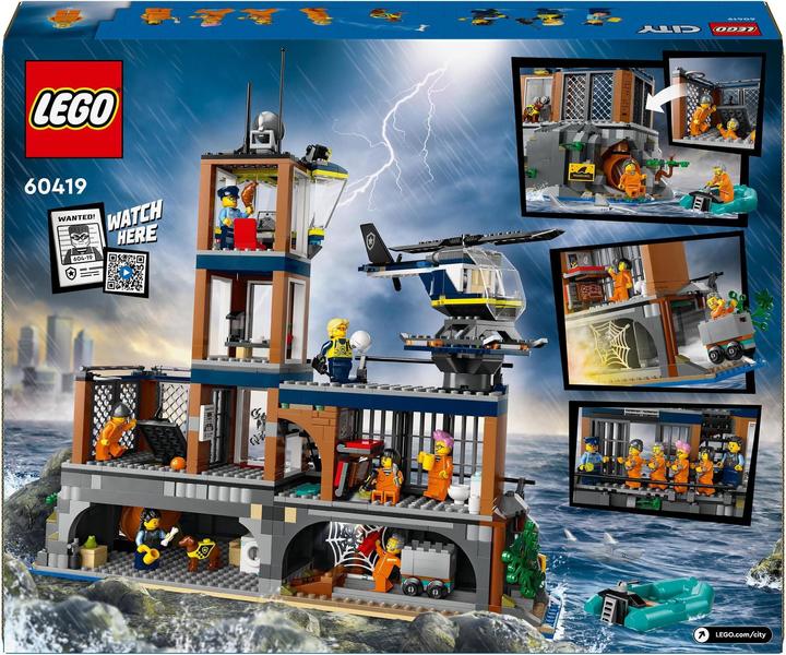 Produktbild LEGO Polizeistation auf der Gefängnisinsel (60419, LEGO City)