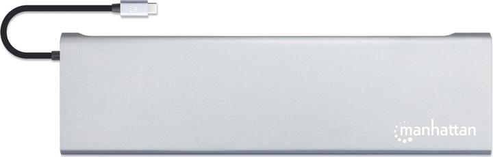 Actual product image Manhattan USB-C PD 11-in-1 docking station with MST for three monitors (USB-C, 4 Ports)