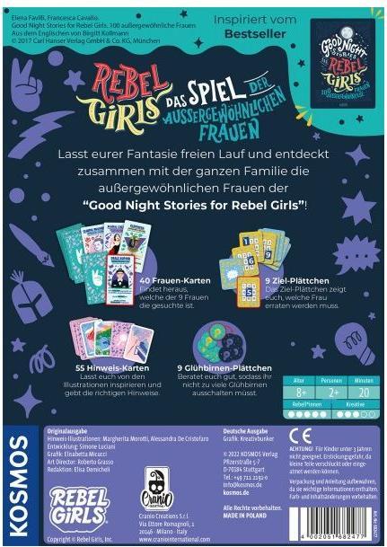 Produktbild Kosmos Rebel Girls – Das Spiel der aussergewöhnlichen Frauen (Deutsch)