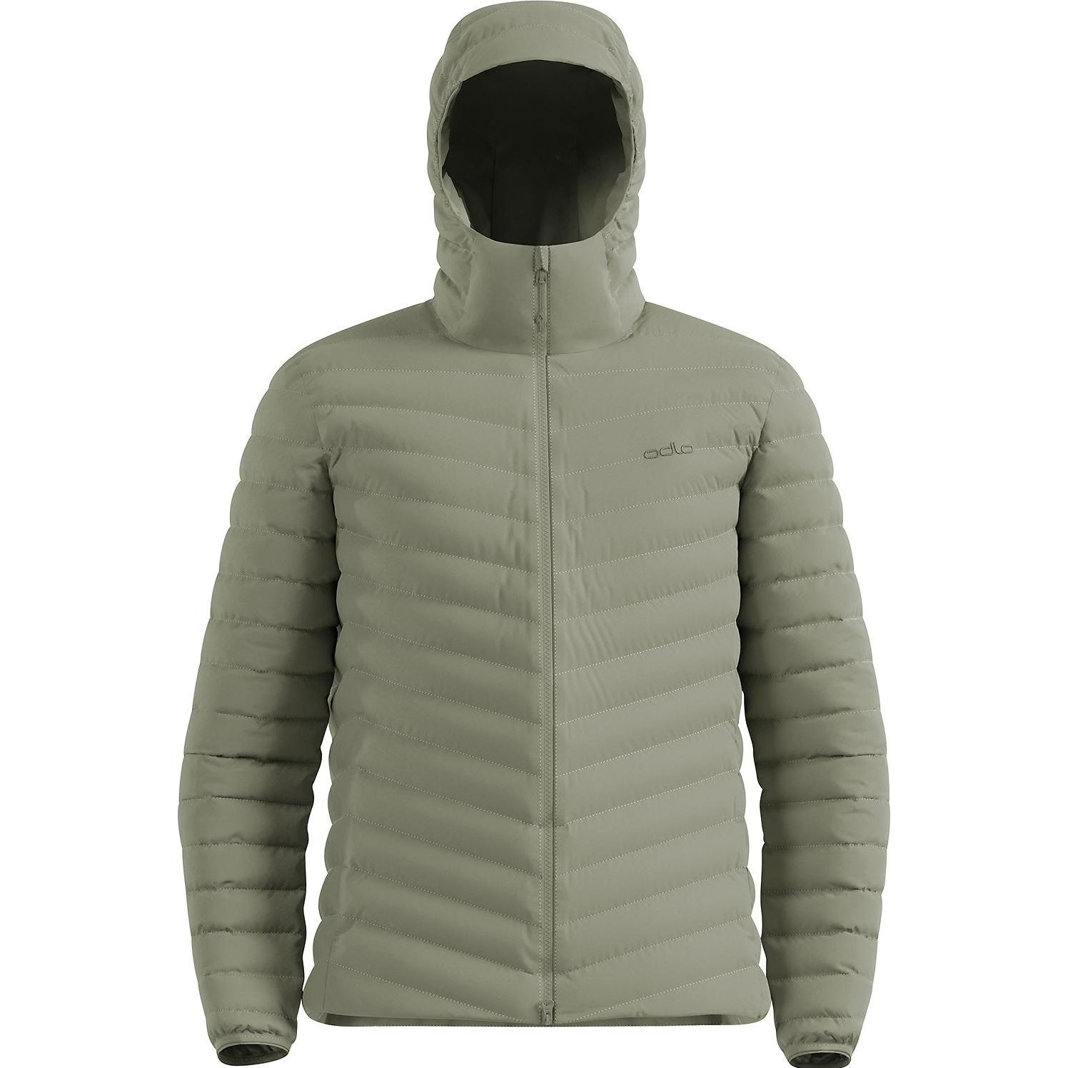 Odlo, Uomini, Giacche invernali, Kompakte X-Alp Daunenjacke mit Kapuze 2.0, Grigio, (XXL)