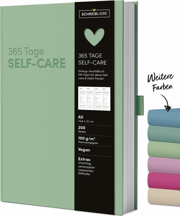 Produktbild Self-care Tagebuch Mint (A5, Harter Einband)