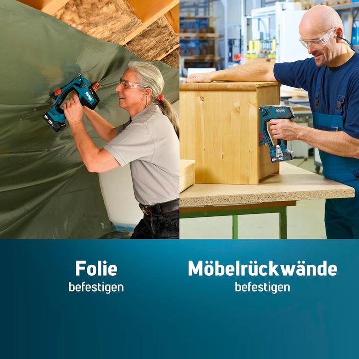 Produktbild Novus Tools J-551 031-0376 Akkutacker Klammerntyp Typ 11, Typ 53F Klammernlänge