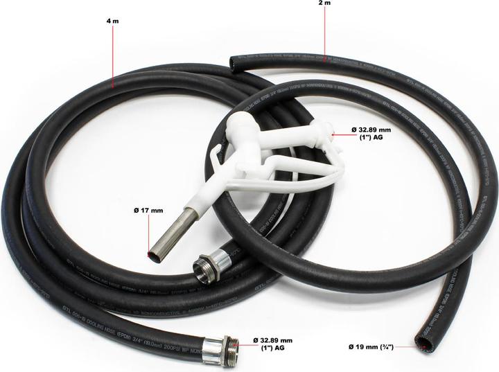 Produktbild Wiltec Harnstoffpumpe 230V 400W 40l/min Membranpumpe selbstansaugend Urea AUS32