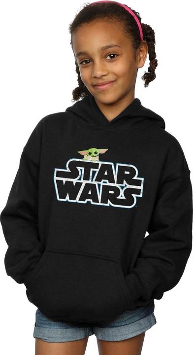 Immagine prodotto Star Wars The Mandalorian The Child Logo Felpa con Cappuccio Ragazze (128)