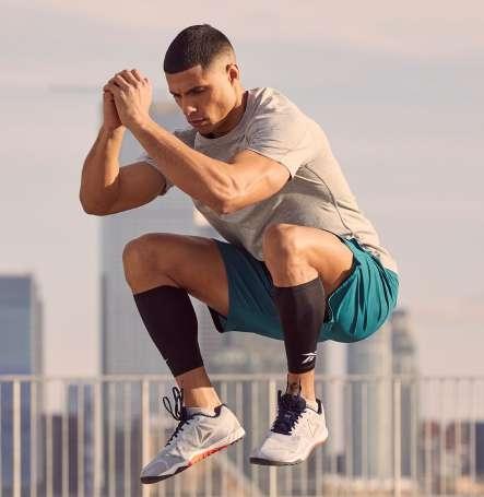 Immagine prodotto Reebok Compression Calf Sleeves - Sort - L/XL (L, XL)