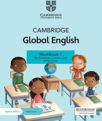 Produktbild Cambridge Global English Workbook 1 with Digital Access (1 Year) (Englisch, Caroline Linse, Elly Schottman, Kathryn Harper, Paul Drury, 2021)