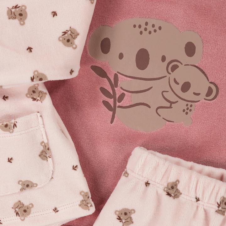 Produktbild La Redoute Collections 2er-Pack Samt-Pyjamas (86, 92)