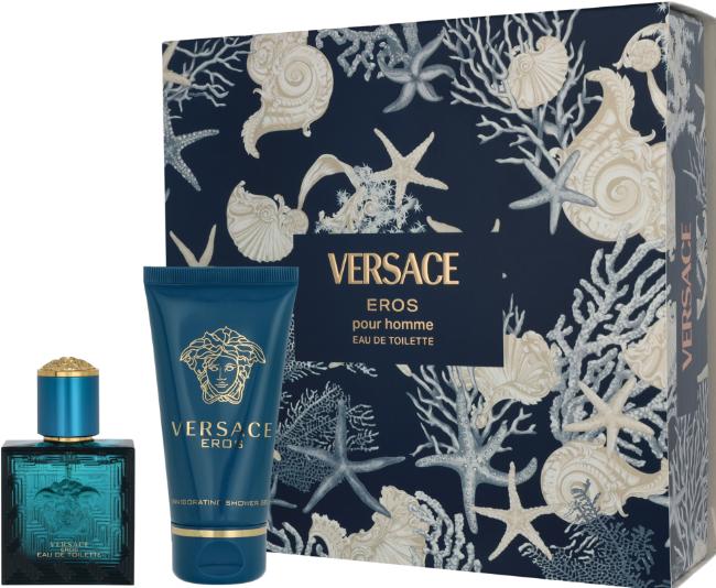 Actual product image Versace EROS EDT 30ML + SHOWER GEL 50ML (Perfume set)