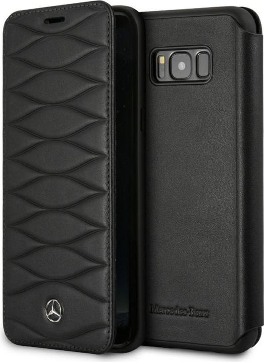 Actual product image Mercedes-Benz Book Case Genuine Leather (Samsung Galaxy S8+)