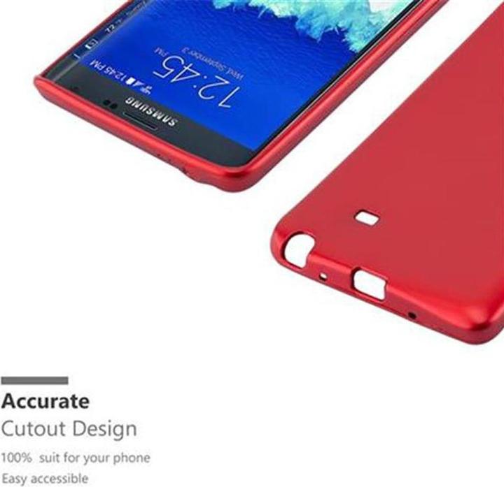 Image du produit Cadorabo Couverture métallique mate TPU (Samsung Galaxy Note Edge)