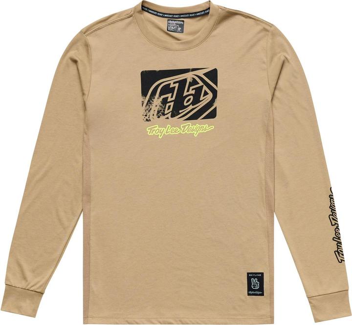 Immagine prodotto Troy Lee Designs Skyline LS Ride Tee, Scrubbed, timber, M (M)