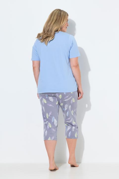 Produktbild Ulla Popken Pyjama, Federn, Rundhals, Halbarm (42, 44)