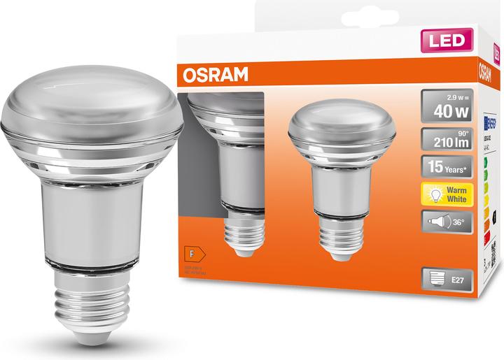 Actual product image Osram Star (E27, 2.60 W, 210 lm, 3 x, F)