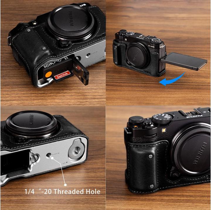 Actual product image SmallRig 4879 Camera Leather Half Case Kit