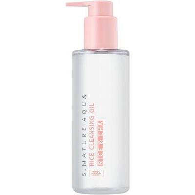 S.Nature, Pulizia viso, Aqua Rice Cleansing Oil ryżowy olejek do mycia twarzy 200ml (Olio detergente, 200 ml)