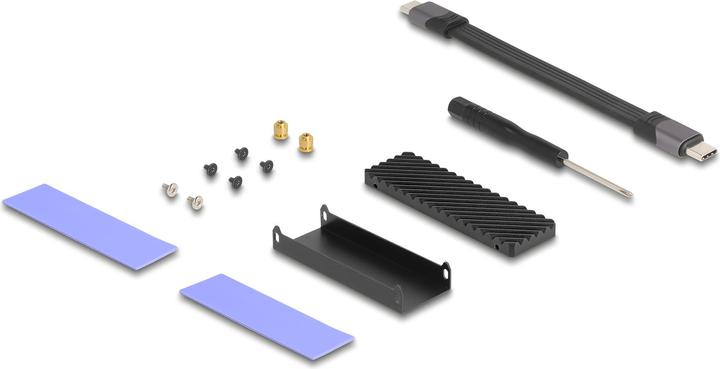 Immagine prodotto Delock Alloggiamento USB Type-C 40 Gbps per 1 SSD M.2 NVMe PCIe (M.2 2280, M.2 2242, M.2 2260)