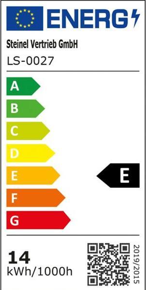 Etichetta energetica Steinel Spotlight XLED Home 2 S (1184 lm, IP44)