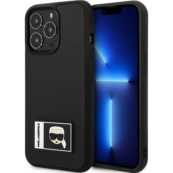 Thumbnail - Karl Lagerfeld KLHCP13L3DKPK iPhone 13 Pro / 13 6,1" czarny/black hardcase Ikonik Patch (Apple iPhone 13 Pro), Smartphon...