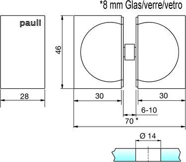 Produktbild Pauli+Sohn Glastürknöpfe 8278