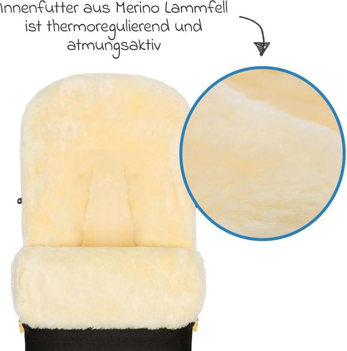 Produktbild Fillikid Fusssäcke für Kinderwagen & Buggys Lammfell-Fusssack Bernina Style für Buggy