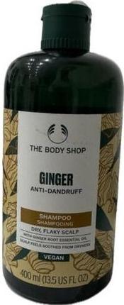 Actual product image Body Shop Ginger Anti-Dandruff Shampoo 400ml (400 ml, Liquid shampoo)