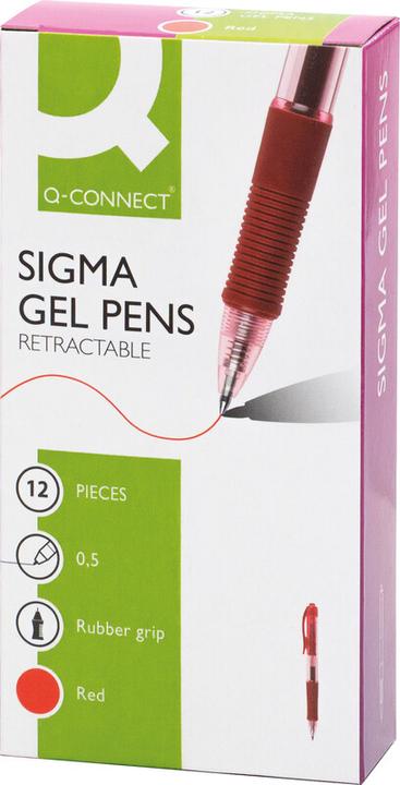 Image du produit Q-Connect Roller Sigma Gel (Rouge, 1 x)