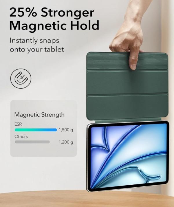 Produktbild ESR Rebound Magnetic Case (iPad Air 11 2024 (M2), iPad Air 10.9 (2022), IPad Air 10.9 (2020), IPad 11” (2018/2020/2021))