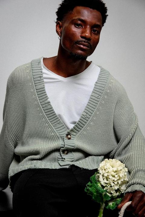 Produktbild Diana Studio Cardigan a Maglia con Strappi (M)