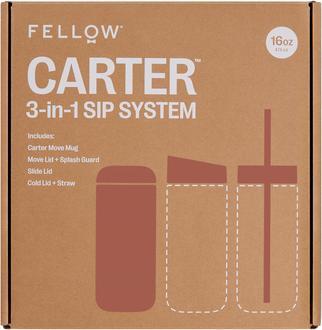 Produktbild Fellow Carter Move Mug 3-in-1 - Thermobecher + 3 Deckel - Siena 473 ml (0.47 l)