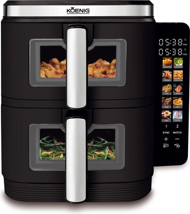 Produktbild Koenig Doppel-Heissluftfritteuse VERTICAL