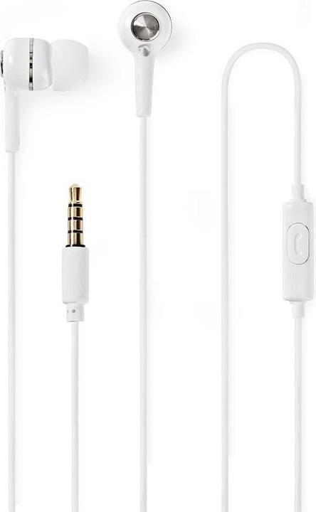 Produktbild JTI Kabelgebundene Kopfhörer | 3,5 mm | Kabellänge: 1,20 m | Integriertes Mikrofon | Lautstärkeregler | (Kabelgebunden)