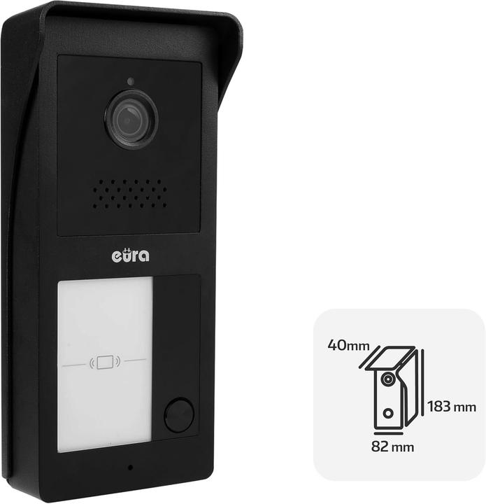 Immagine prodotto Eura 2-Draht Video Türsprechanlage VDP-49A3-2TY weiss Tuya (Cablato, WiFi)