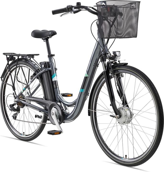 Telefunken Multitalent RC822, City E-Bike, Motor power 250 W, Wheel size 28 ", Warranty 24 month(s), Anthracite (49 cm)