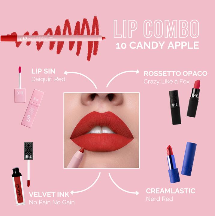 Actual product image Mulac Lip Master 10 Candy Apple (10 Candy Apple)