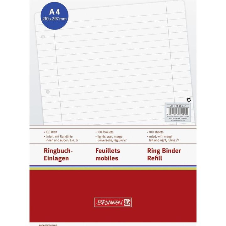 Image du produit Brunnen Reliures à anneaux A4 lignées