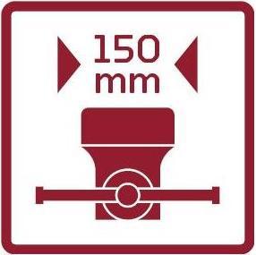 Produktbild Gedore Red red R93800150 Schraubstock Backenbreite 150mm drehbar 14kg (56 mm)