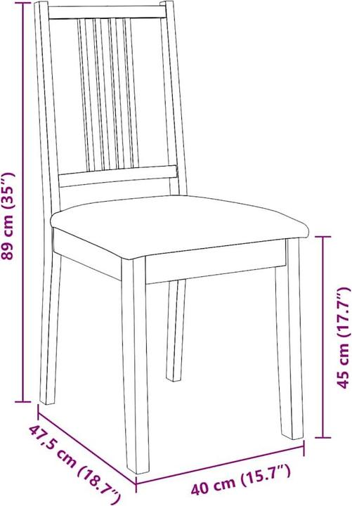Image du produit vidaXL Esszimmerstuhl