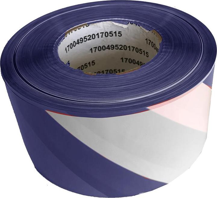 Image du produit Rs Pro Ruban de traçage en polypropylène bleu, blanc Type, 80mm x 500m (75 mm)