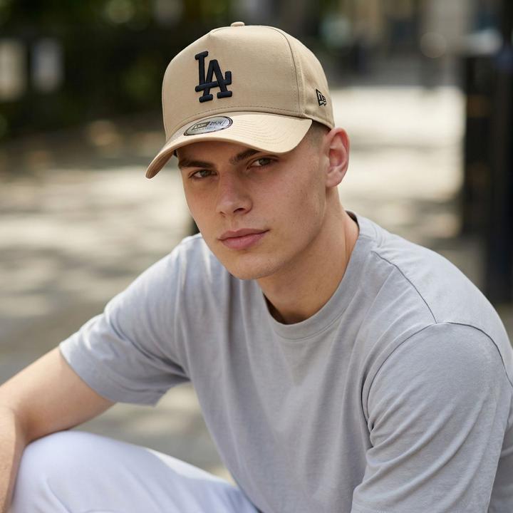 Produktbild New Era E-Frame Trucker Cap - Los Angeles Dodgers Camel (One Size)