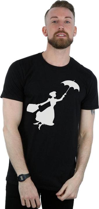 Immagine prodotto Disney Mary Poppins Flying Silhouette Maglietta Uomo (XL)