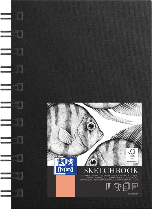 Produktbild Oxford Skizzenbuch (A6, Blanko, Weicher Einband)