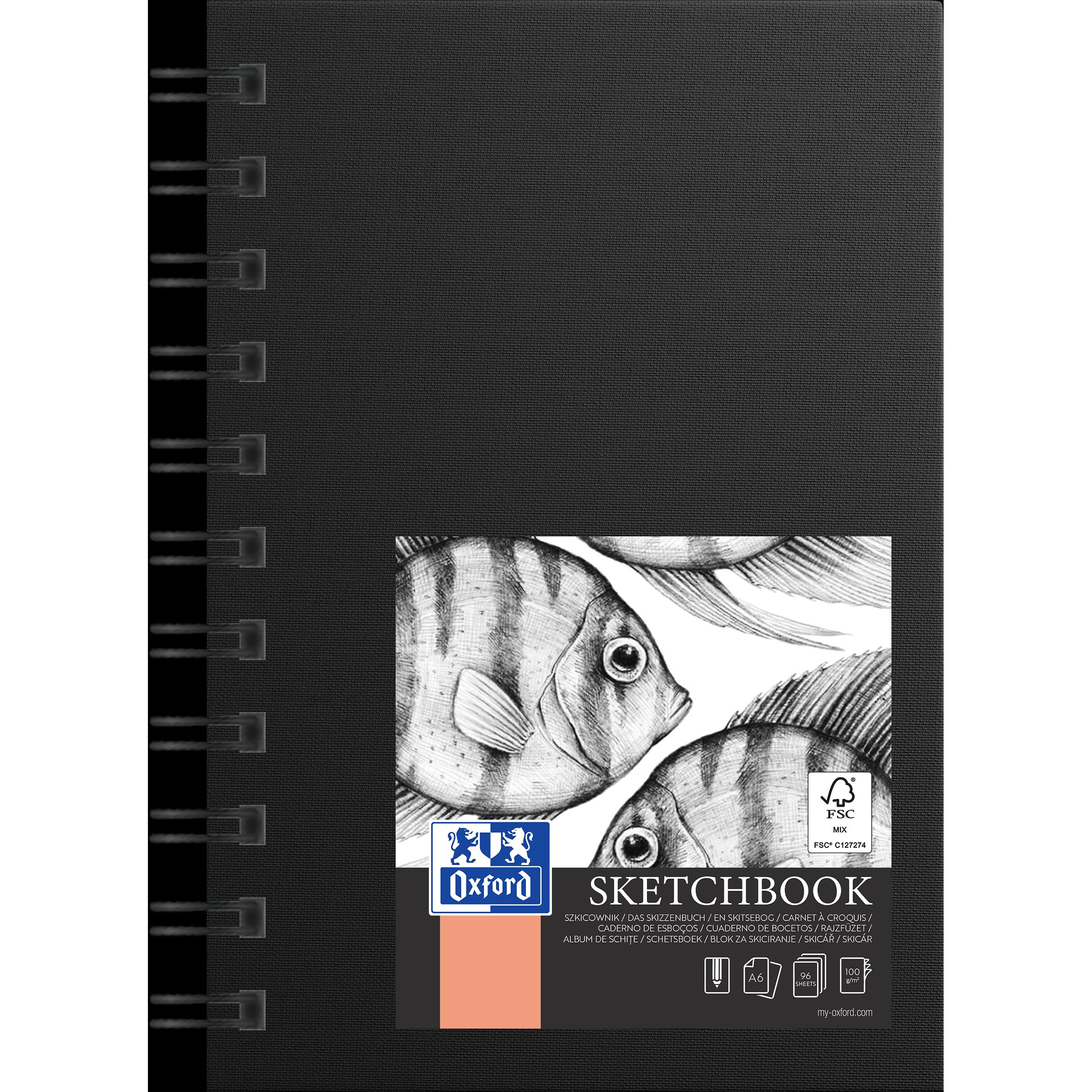Thumbnail - 5x Oxford, Heft + Block, Skizzenbuch (A6, Blanko, Weicher Einband)