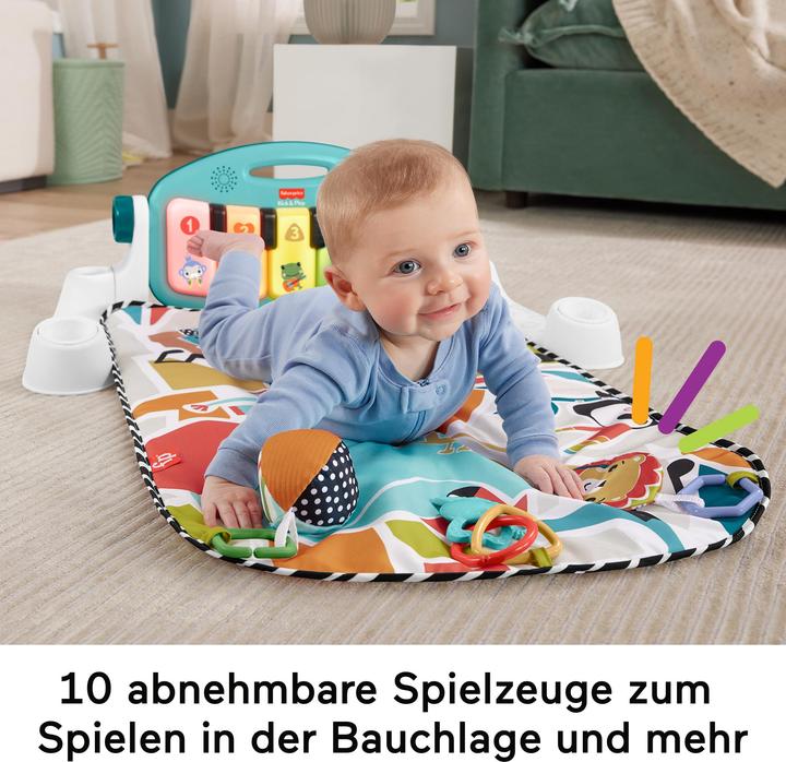 Actual product image Fisher-Price Glow and Grow Kick & Play Piano Gym