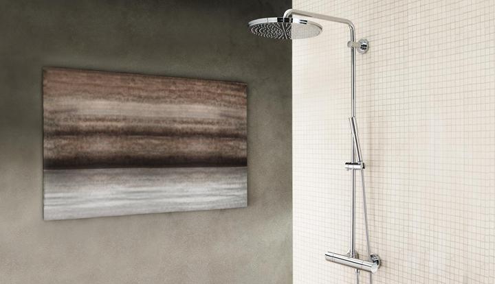 Produktbild Grohe Duschsystem RAINSHOWER SYSTEM 400 mit Thermostatbatterie chrom