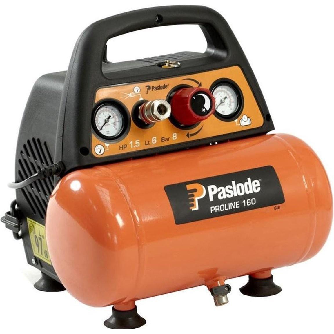 Paslode, Compressore, compressore - PROLINE 160 - 129921 (8 bar, 6 l)