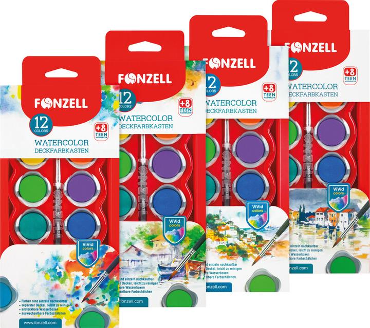 Produktbild Fonzell Deckfarbkasten