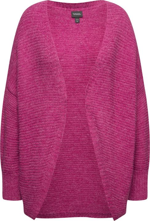 Produktbild Ulla Popken Strickjacke, Egg-Shape, Wollanteil, offene Form (54)