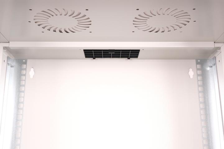 Produktbild Digitus 19" 7HE Wandgehäuse, SOHO PRO perforierte Tür, 370 x 540 x 400 mm, grau (10.86 HE, 19 Zoll Rack)